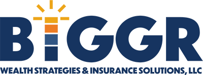 BIGGR Logo in blue
